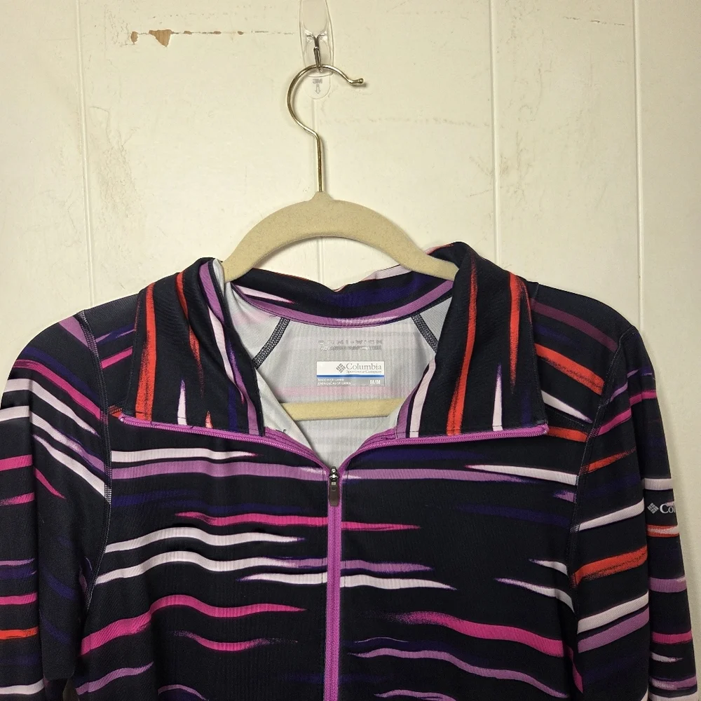 Columbia Womens Trail Crush Halfzip Pullover Size Medium Omni-wick